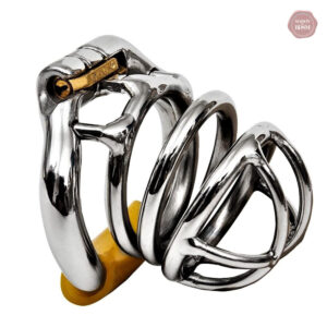 Cage de chasteté en acier pour homme - The Ring M