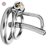 Cage de chasteté homme en acier inoxydable