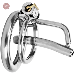 Cage de chasteté homme en acier inoxydable