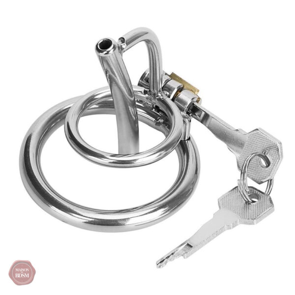Accessoire de chasteté masculine en acier durable