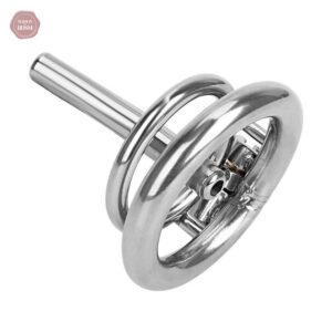 Cage de chasteté homme : design en acier robuste