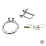 Cage de chasteté avec tige pour un contrôle optimal