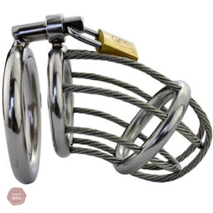 Cage de chasteté pour homme - modèle avec câble