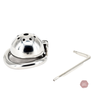 Cage en métal pour contrôle et plaisir masculin