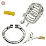 Accessoire de chasteté homme en métal