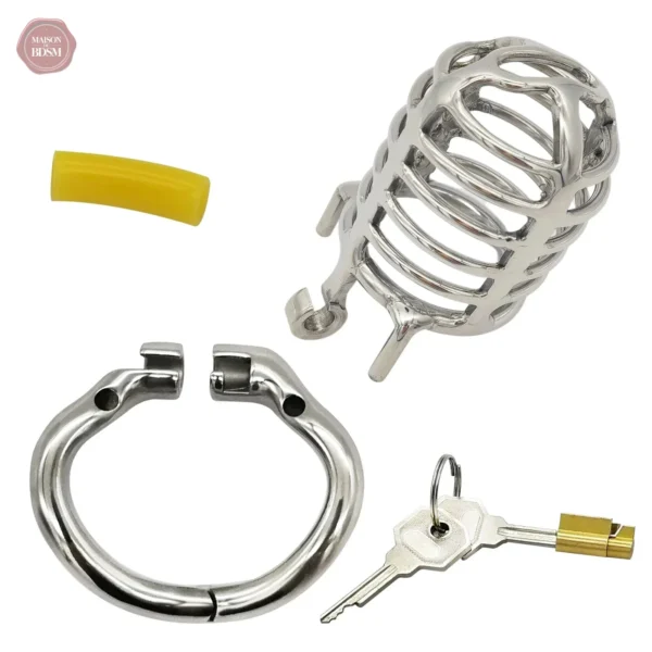 Accessoire de chasteté homme en métal