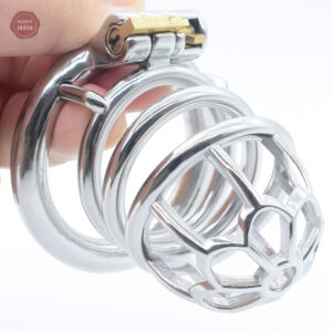 Cage de chasteté homme en métal - Little Flower L