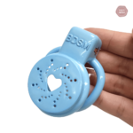 Cage de chasteté homme design cœur 3D
