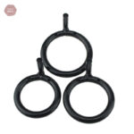 Accessoire de chasteté homme, finition métal noir