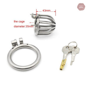 Cage de chasteté métal pour un contrôle optimal