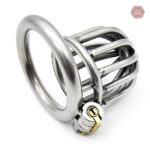 Accessoire de chasteté homme en métal design élégant