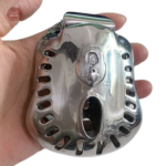 Cage de chasteté homme en métal - modèle bouclier