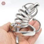 Cage de chasteté en métal pour homme - modèle Cobra