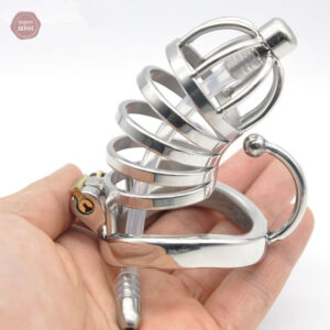 Cage de chasteté en métal pour homme - modèle Cobra