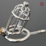 Cage de chasteté masculine en métal résistant