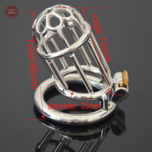 Accessoire de chasteté pour homme en métal