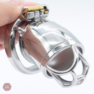 Accessoire de chasteté masculine en métal, taille L