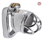 Cage de chasteté homme en métal - DeepFlower S