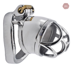 Cage de chasteté homme en métal - DeepFlower S