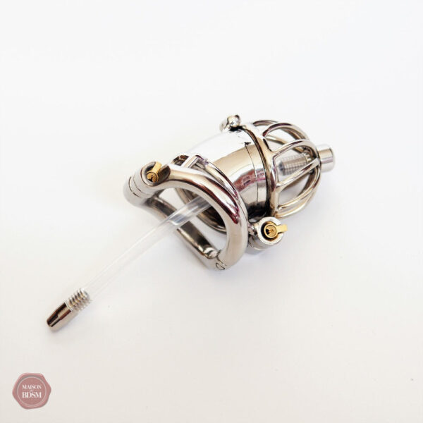 Cage de chasteté robuste avec double verrou