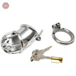Cage de chasteté masculine, design robuste et élégant