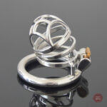 Accessoire de chasteté masculin en métal, design Flower M