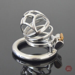 Accessoire de chasteté masculin en métal, design Flower M