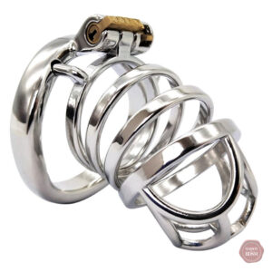 Cage de chasteté métal pour homme - Flower L