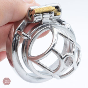 Cage de chasteté homme en métal - Flower XS