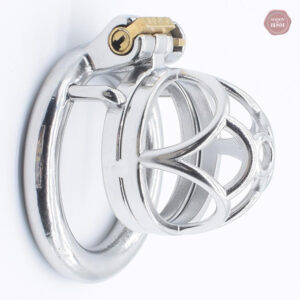 Cage de chasteté métallique pour homme - Modèle XS