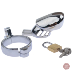 Accessoire de chasteté pour homme, construction en métal durable