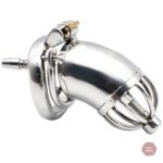 Cage de chasteté homme en métal - Golgoth L