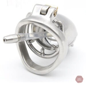 Cage de chasteté Golgoth L, design en métal pour un confort optimal