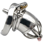 Cage de chasteté homme en métal - Golgoth S