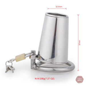 Accessoire de chasteté pour homme en matériau durable