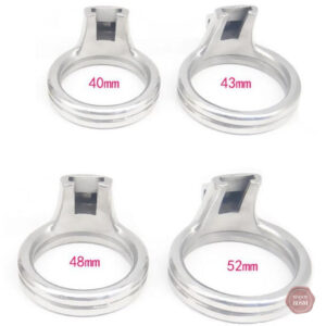 Cage de chasteté homme - finition métallique durable