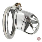 Cage de chasteté homme en métal, modèle La soumise S
