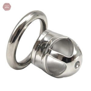 Accessoire de soumission masculine, cage de chasteté S