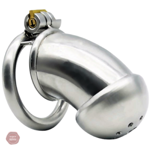 Cage de chasteté homme en métal - La vierge L