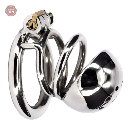 cage-de-chastete-homme-metal-le-bagne-l-1 Cage de Chasteté Homme Métal - Le Bagne L