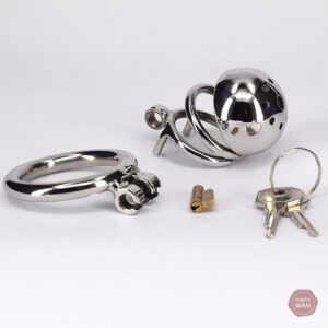 Cage de chasteté masculine en acier