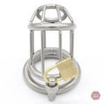 Accessoire de chasteté en métal pour hommes