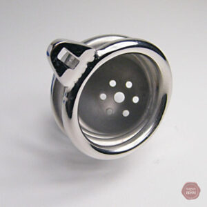 Cage de chasteté métal pour homme, design élégant