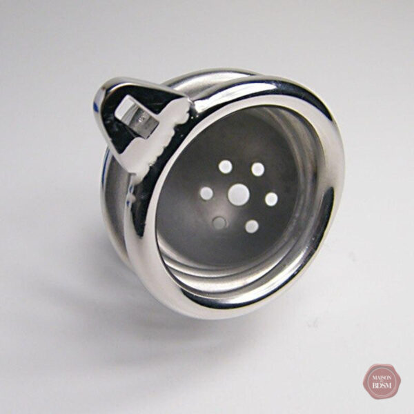 Cage de chasteté métal pour homme, design élégant