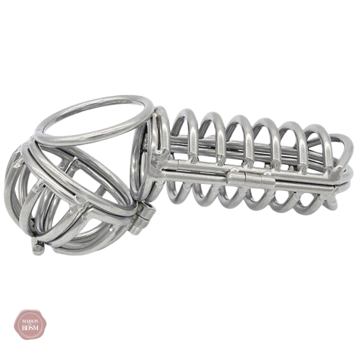 cage-de-chastete-homme-metal-le-coffre-1 Cage de chasteté en métal pour hommes - Le coffre