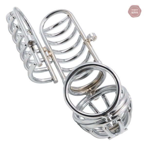 Cage de chasteté métal pour un contrôle durable et sécurisé