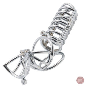 Accessoire de chasteté en métal pour hommes - Design élégant