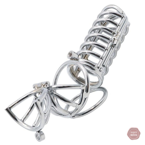 Accessoire de chasteté en métal pour hommes - Design élégant