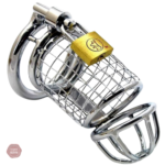 Cage de chasteté homme en métal - Le Filet