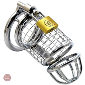 Cage de chasteté homme en métal - Le Filet